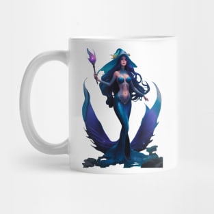 Powerful Sea Wizard Mermaid Mug